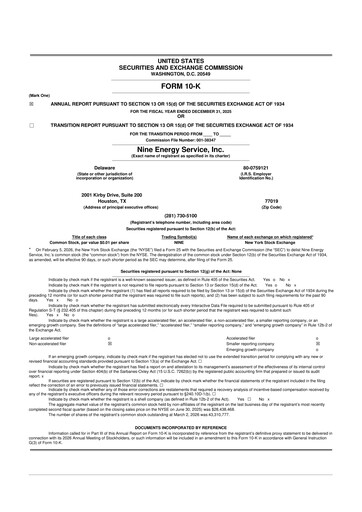 Thumbnail Nine Energy Service
 10-K Annual Report 2025