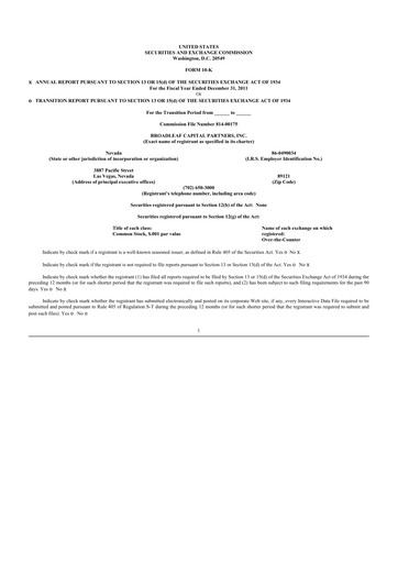 Thumbnail Red Cat Holdings 10-K Annual Report 2011