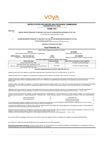 Thumbnail Voya Financial
 10-K Annual Report 2025