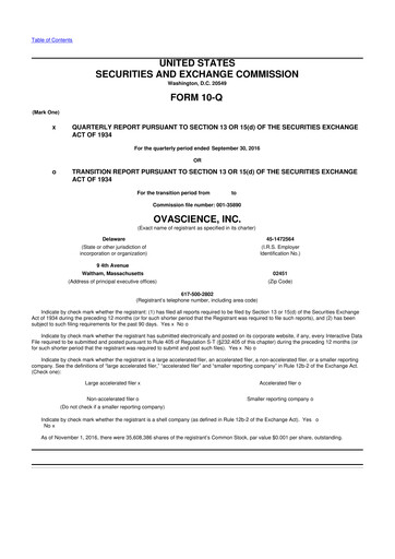 Thumbnail Tempest Therapeutics 10-Q Quarterly Report FY2016 