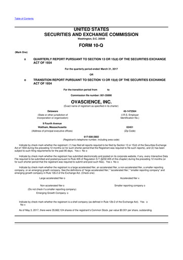 Thumbnail Tempest Therapeutics 10-Q Quarterly Report FY2017 