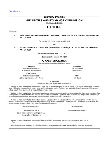 Thumbnail Tempest Therapeutics 10-Q Quarterly Report FY2018 