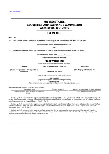 Thumbnail Freshworks 10-Q Quarterly Report FY2025 