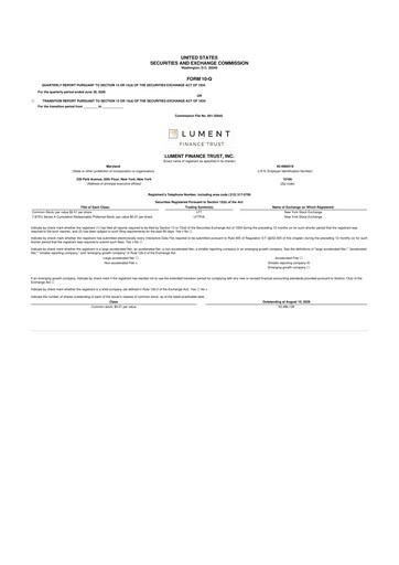 Thumbnail Lument Finance Trust 10-Q Quarterly Report FY2026 