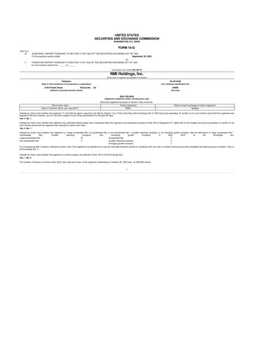 Thumbnail NMI Holdings
 10-Q Quarterly Report FY2023 