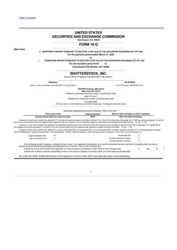 Thumbnail Shutterstock 10-Q Quarterly Report FY2024 