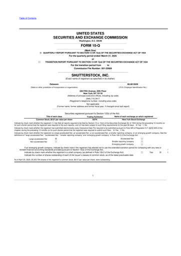 Thumbnail Shutterstock 10-Q Quarterly Report FY2025 