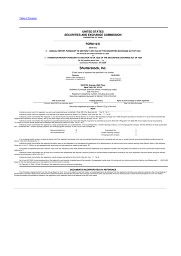 Thumbnail Shutterstock 10-K Annual Report 2025