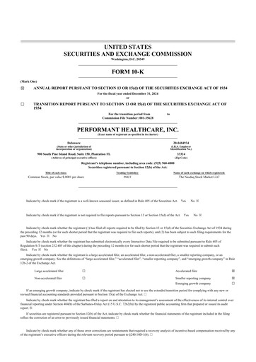 Thumbnail Performant Healthcare 10-K Annual Report 2024