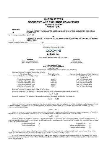 Thumbnail AbbVie 10-K Annual Report 2025