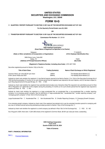 Thumbnail SWK Holdings 10-Q Quarterly Report FY2024 