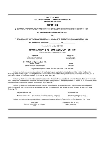 Vorschaubild Duos Technologies Group 10-Q Quartalsbericht 2014 