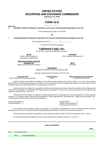 Thumbnail Lightwave Logic 10-Q Quarterly Report FY2022 