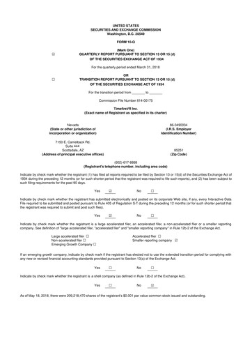 Thumbnail Red Cat Holdings 10-Q Quarterly Report FY2018 