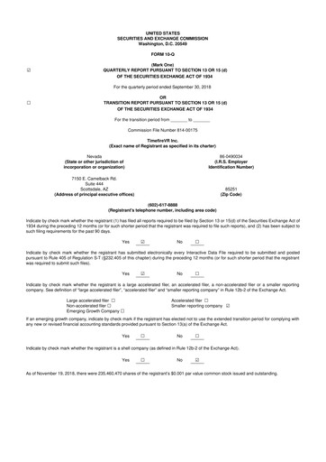 Thumbnail Red Cat Holdings 10-Q Quarterly Report FY2018 