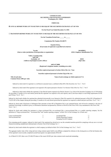 Thumbnail Red Cat Holdings 10-K Annual Report 2018