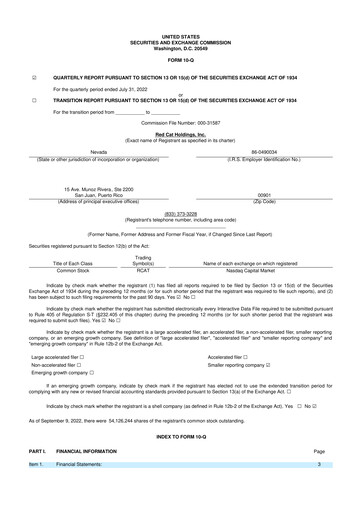 Thumbnail Red Cat Holdings 10-Q Quarterly Report FY2023 