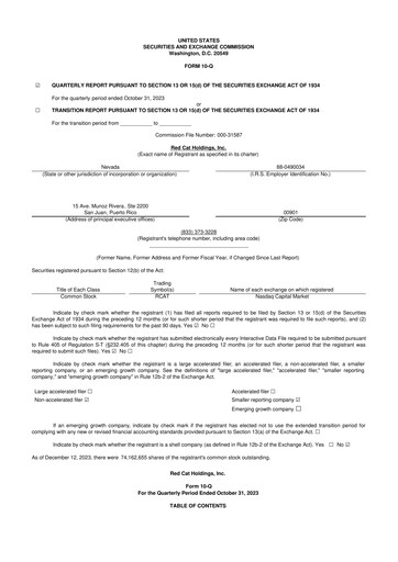 Thumbnail Red Cat Holdings 10-Q Quarterly Report FY2024 