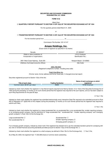 Thumbnail Fresh Vine Wine 10-Q Quarterly Report FY2025 