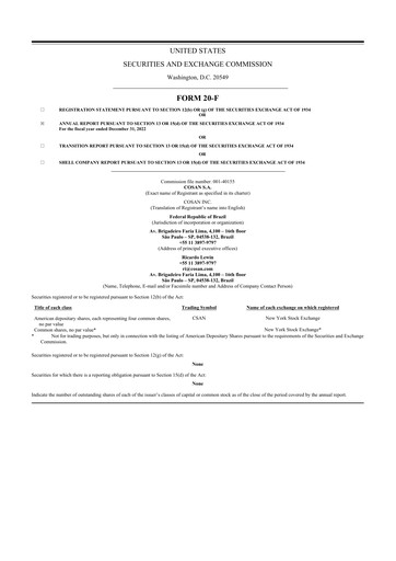 Thumbnail Cosan 20-F Annual Report 2022