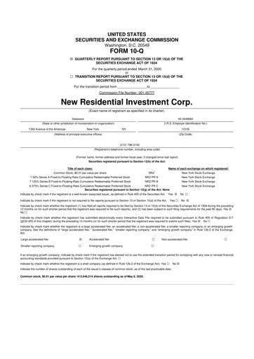 Thumbnail Rithm Capital 10-Q Quarterly Report FY2020 