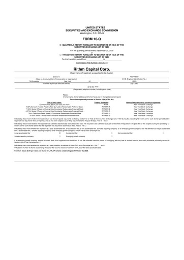 Thumbnail Rithm Capital 10-Q Quarterly Report FY2025 