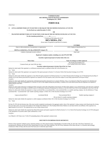 Thumbnail Thryv 10-K Annual Report 2014