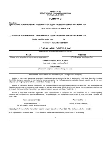 Miniature Skye Bioscience 10-Q Rapport trimestriel 2014 