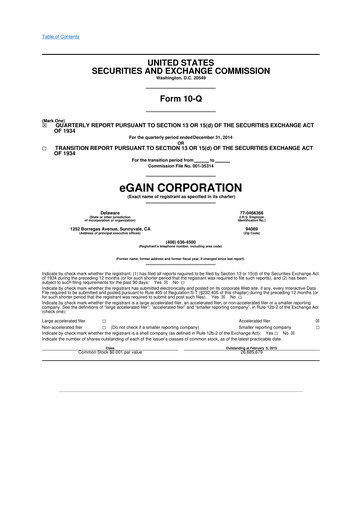 Thumbnail eGain 10-Q Quarterly Report FY2015 