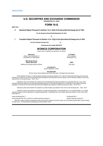 Thumbnail TeraWulf 10-Q Quarterly Report FY2015 