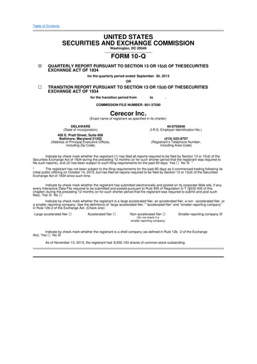 Thumbnail Avalo Therapeutics 10-Q Quarterly Report FY2015 