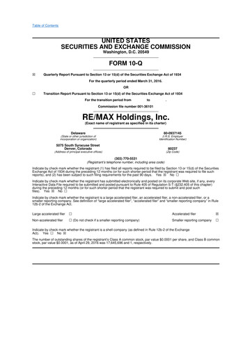 Thumbnail RE/MAX Holdings 10-Q Quarterly Report FY2016 