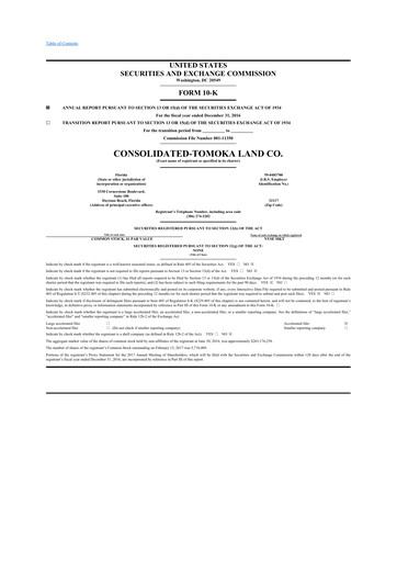 Thumbnail CTO Realty Growth 10-K Annual Report 2016