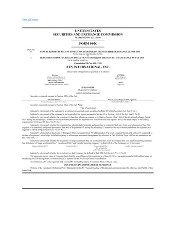 Thumbnail ATN International 10-K Annual Report 2016