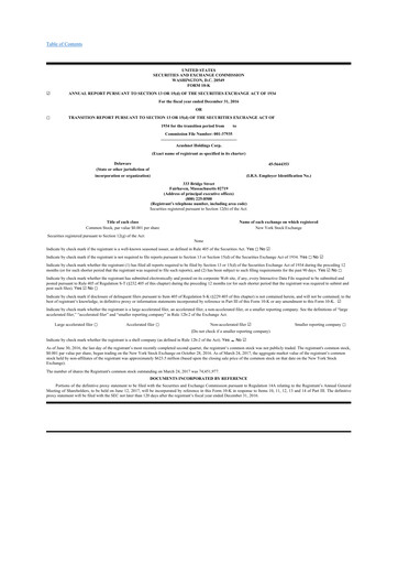 Thumbnail Acushnet Holdings
 10-K Annual Report 2016