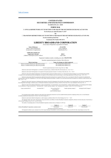 Thumbnail Liberty Broadband 10-K Annual Report 2017