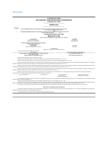 Thumbnail BeOne Medicines 10-K Annual Report 2017