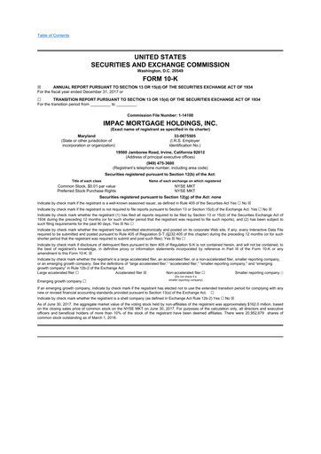 Thumbnail Impac Mortgage Holdings 10-K Annual Report 2017