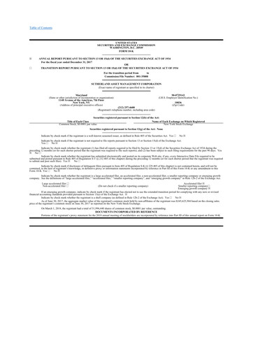 Miniature Ready Capital
 10-K Rapport annuel 2017