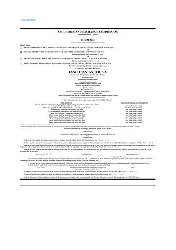 Vorschaubild Santander 20-F Jahresbericht 2017