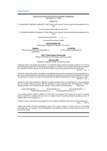 Thumbnail QCR Holdings
 10-Q Quarterly Report FY2018 