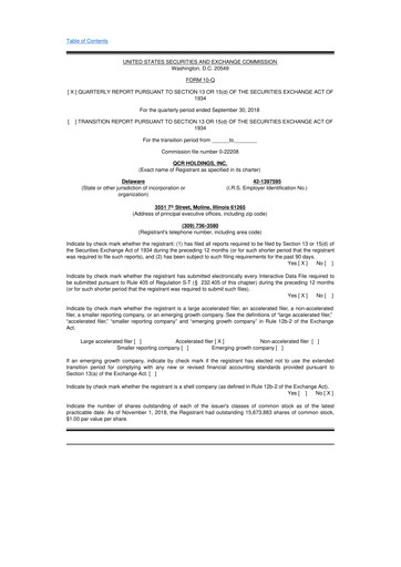 Thumbnail QCR Holdings
 10-Q Quarterly Report FY2018 