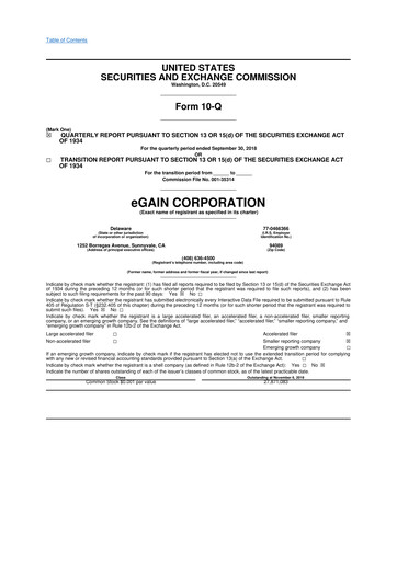 Thumbnail eGain 10-Q Quarterly Report FY2019 