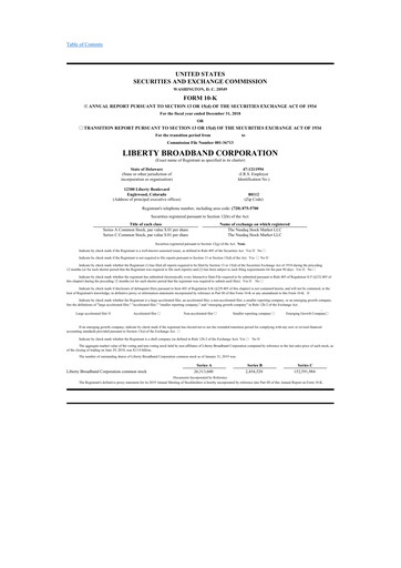 Thumbnail Liberty Broadband 10-K Annual Report 2018