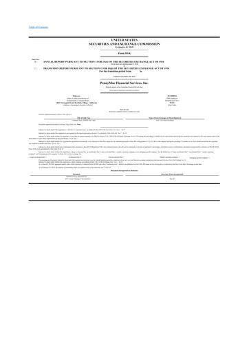 Thumbnail PennyMac Financial Services 10-K Annual Report 2018