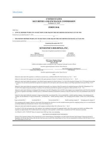 Thumbnail Senseonics Holdings
 10-K Annual Report 2018