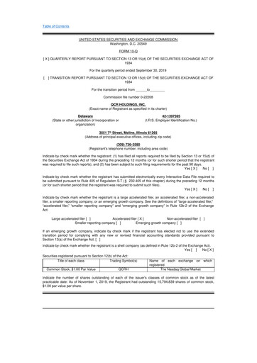 Thumbnail QCR Holdings
 10-Q Quarterly Report FY2019 