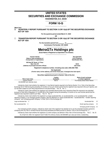 Thumbnail MeiraGTx 10-Q Quarterly Report FY2020 