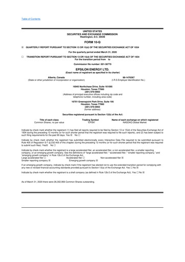 Thumbnail Epsilon Energy 10-Q Quarterly Report FY2020 