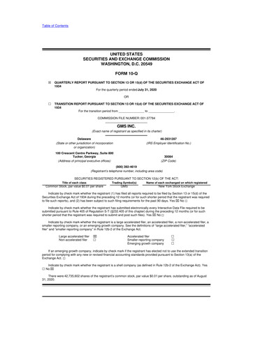 Thumbnail GMS 10-Q Quarterly Report FY2021 